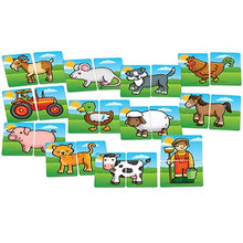Load image into Gallery viewer, Farmyard Heads and Tails Matching Game