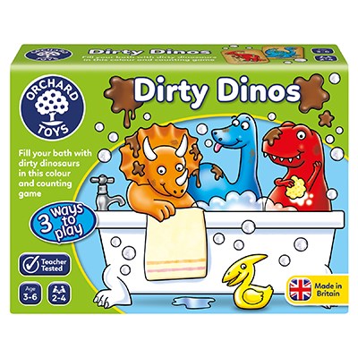 Dirty Dinos - A Dinosaur Colours & Counting Game