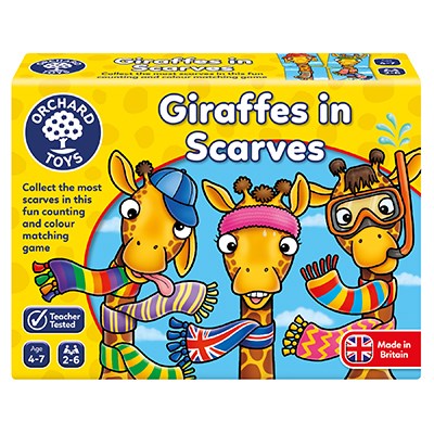 Giraffes in Scarves - Counting and Colour Matching Game