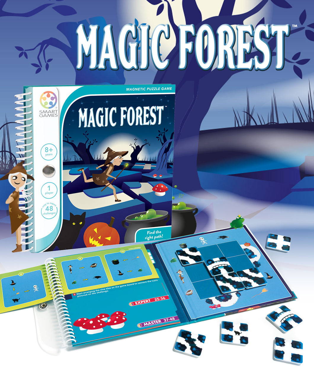 Smart Games - Magic Forest Magnetic Travel Game
