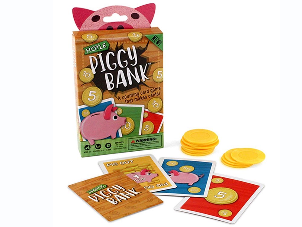 Piggy Bank - A Counting Card Game that makes Cents