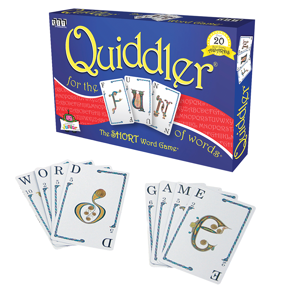 Quiddler Logo Quiddler Word Game | Easy & Fun for Everyone – AMAZEN PUZZLES AND GAMES