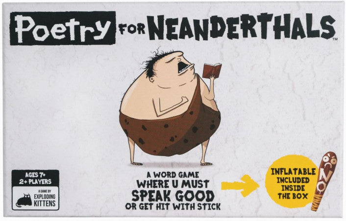 Poetry for Neanderthals - Word Game Where you must Speak Good
